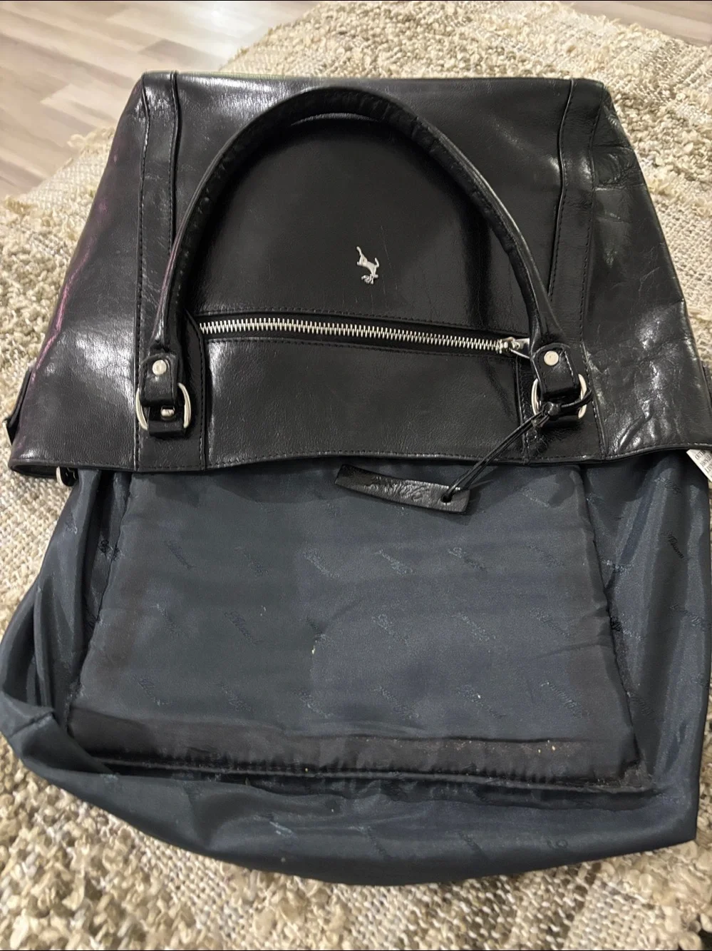 Ashwood Satchel Tote Black Leather Hand Bag - Picture 14 of 16